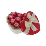 Gift set with roses and teddy bear with heart 6
