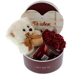 Gift set with roses I love you 3