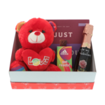Be My Valentine teddy bear gift set 4