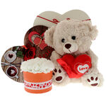 Gift set with teddy bear heart 3