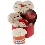 Gift set with teddy bear heart 4