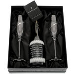 Gift Set with Wine and Glasses Time Flies 2