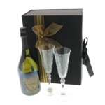 Set cadou Dom Perignon Vintage cu pahare cristal