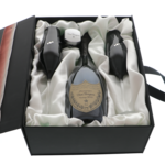 Set cadou Dom Perignon Vintage cu pahare cristal negru 2