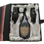 Set cadou Dom Perignon Vintage cu pahare cristal negru 3