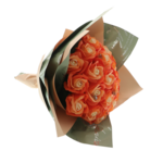 Set cadou Femei cu Bijuterie Argint 925 Inimă, buchet 19 Trandafiri și Praline 5