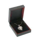 Set cadou Femei cu Bijuterie Argint 925 Inimă, buchet 19 Trandafiri și Praline 7