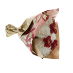 Set Cadou Femei cu Colier Argint floral, buchet Trandafiri și Praline Premium 6