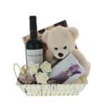 Women's gift set with perfume, chocolate and teddy bear Neila 1