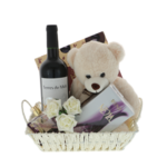 Women's gift set with perfume, chocolate and teddy bear Neila