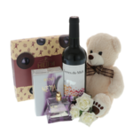 Set cadou femei cu parfum, ciocolata si ursuleț Neila 5