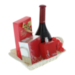 Women's gift set with perfume and Red Lady chocolate 2
