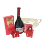 Set cadou femei cu parfum si ciocolata Red Lady 4