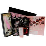 Pink flowers gift set