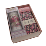 Set cadou Femei Secret Garden cu parfum, vaza si cani 3