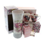 Set cadou Femei Secret Garden cu parfum, vaza si cani 2