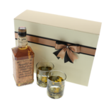 Set cadou Jack Tennessee Honey personalizat cu pahare pictate