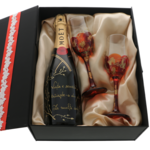 Set cadou Moet personalizat cu pahare Viata 3