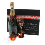 Set cadou Moet personalizat cu pahare Viata