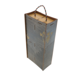 Set cadou Momentul Potrivit vin personalizat si pahare cutie lemn 4