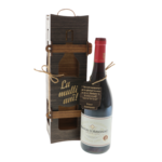 “Moment” Gift Set – Personalized Wine in Wooden Box