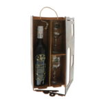 Set cadou Nunta de portelan sticlă personalizată cu pahare