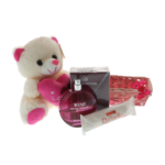 Set cadou pentru iubita cu ursulet si apa de parfum 5