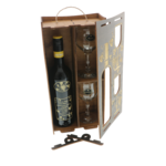 Doctor Gift Set with Personalized Wine and Glasses – Elegant Wooden Gift Box 5