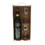 Doctor Gift Set with Personalized Wine and Glasses – Elegant Wooden Gift Box 6