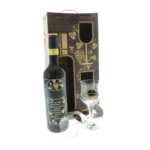 Doctor Gift Set with Personalized Wine and Glasses – Elegant Wooden Gift Box