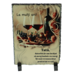 Set Cadou pentru Tata cu placă personalizată, sticlă și pahar 5