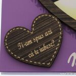 Personalized gift set picture and message with brown teddy bear 4