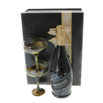 Set cadou Prosecco personalizat cu pahare pictate 7