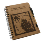 Set Cadou „Scrie-ți Povestea” cu Agendă din Bambus, Stilou cu Pană și Vin Francez 8