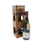 Gift Set – Personalized Wine Bottle in Walnut Wood Box
