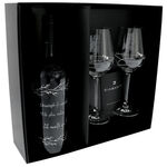 Gift set bottle and crystal glasses Dreams 2