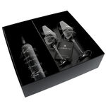 Gift set bottle and crystal glasses Dreams 4