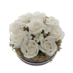 Set cadou-Te iubesc cu aranjament trandafiri, placa personalizata si praline 5