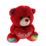 Set cadou Te Iubesc cu Ursuleț, Buchet Trandafiri, Breloc inima si Praline 4