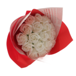 Set cadou Te Iubesc cu Ursuleț, Buchet Trandafiri, Breloc inima si Praline 5