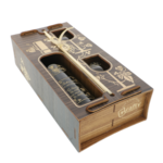 Personalized wine Age gift set with glasses in a wooden box 6