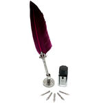 Calligraphy gift set with colored goose feather 10