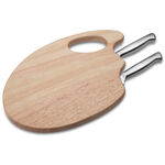 Cheese knife set with cutting board 1