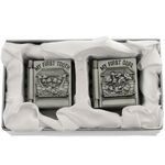 Set of Two Metal Boxes: Curl and Tooth 4