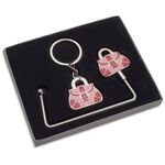 Bag hanger and keyring set 4