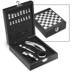 Wine set with chess game 1