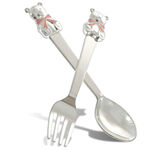 Baby bear spoon and fork set 3