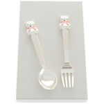 Baby bear spoon and fork set 13