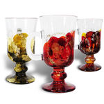 Hand painted glass set 1