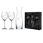 Set Pahare si Carafa Vin din Cristal cu Swarovski Silhouette 2